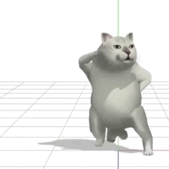 憨憨猫蔡徐坤恶搞动图表情-6  - 大熊逗图 -狐狸小站
