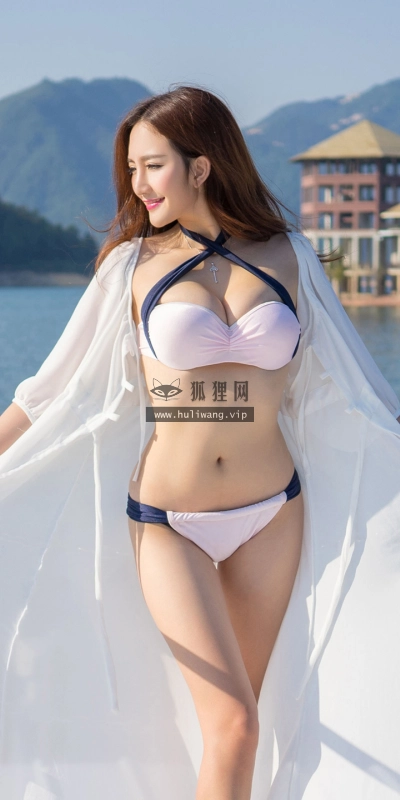 【24】美女壁纸 性感 模特 写真 王明明 泳装  2K 高清壁纸3440_1440@青蛙壁纸-笨猫小站