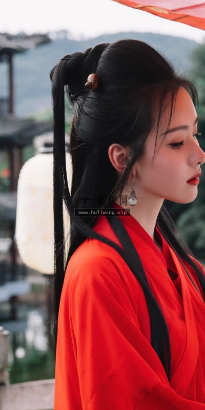 【304】美女人物影视壁纸 写真 古风 红色 陈都灵  4K 超清壁纸3840_2160@青蛙壁纸-笨猫小站