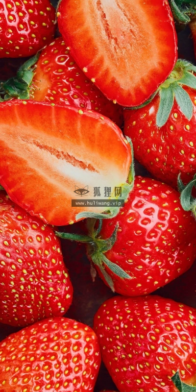 【6918】美食壁纸 草莓 水果  2K 高清壁纸3000_2000@青蛙壁纸-笨猫小站