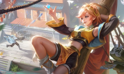 【6936】游戏壁纸 姬小满 王者荣耀 武道奇  4K 超清壁纸4283_2160@青蛙壁纸-笨猫小站