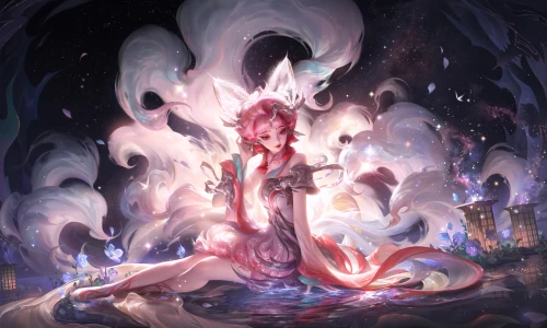 【6941】游戏壁纸 王者荣耀 妲己 九尾狐  4K 超清壁纸3840_2160@青蛙壁纸-笨猫小站