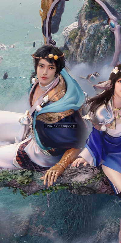 【6950】游戏壁纸 王牌竞速 山海 树枝 情侣   4K 超清壁纸3840_2160@青蛙壁纸-笨猫小站