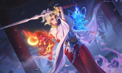 【7011】游戏壁纸 王者荣耀 浮生妄 夏洛特  4K 超清壁纸3951_2160@青蛙壁纸-笨猫小站