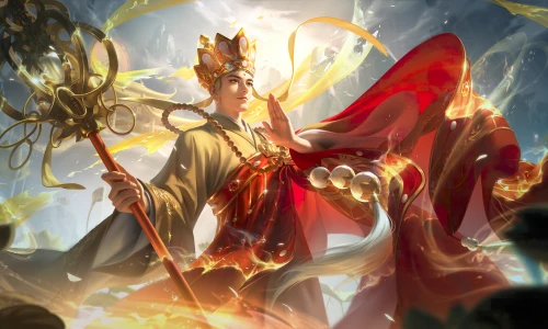 【7302】游戏壁纸 王者荣耀 金蝉 唐三藏  4K 超清壁纸4230_2160@青蛙壁纸-笨猫小站