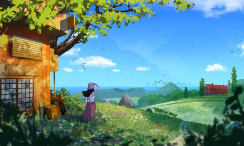 【8691】创意壁纸 插图 插画  2K 高清壁纸3840_1920@青蛙壁纸-笨猫小站