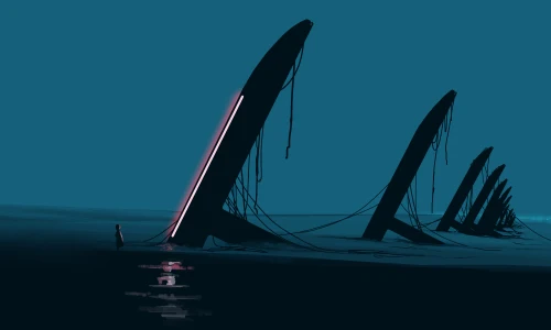 【8692】创意壁纸 插图 插画  4K 超清壁纸5640_2400@青蛙壁纸-笨猫小站