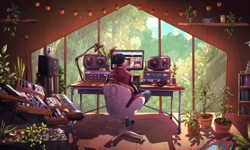 【8722】创意壁纸 插图 插画  2K 高清壁纸2800_1575@青蛙壁纸-笨猫小站