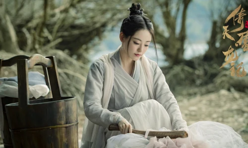 【8971】影视人物美女壁纸 明星 演员 电视剧 祝绪丹 倚天屠龙记  4K 超清壁纸3840_2160@青蛙壁纸-笨猫小站