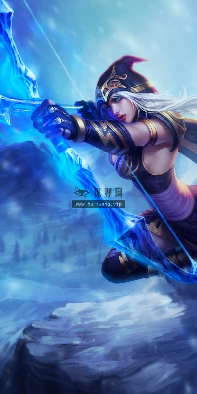 【14199】游戏壁纸 英雄联盟 海报 艾希 寒冰射手  4K 超清壁纸3840_2400@青蛙壁纸-笨猫小站